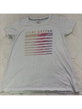 Zelos Girls XL Athletic Tee Goal Getter